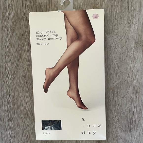 a new day Accessories - A New Day High-Waist Control-Top Sheer Hosiery (20 Denier)